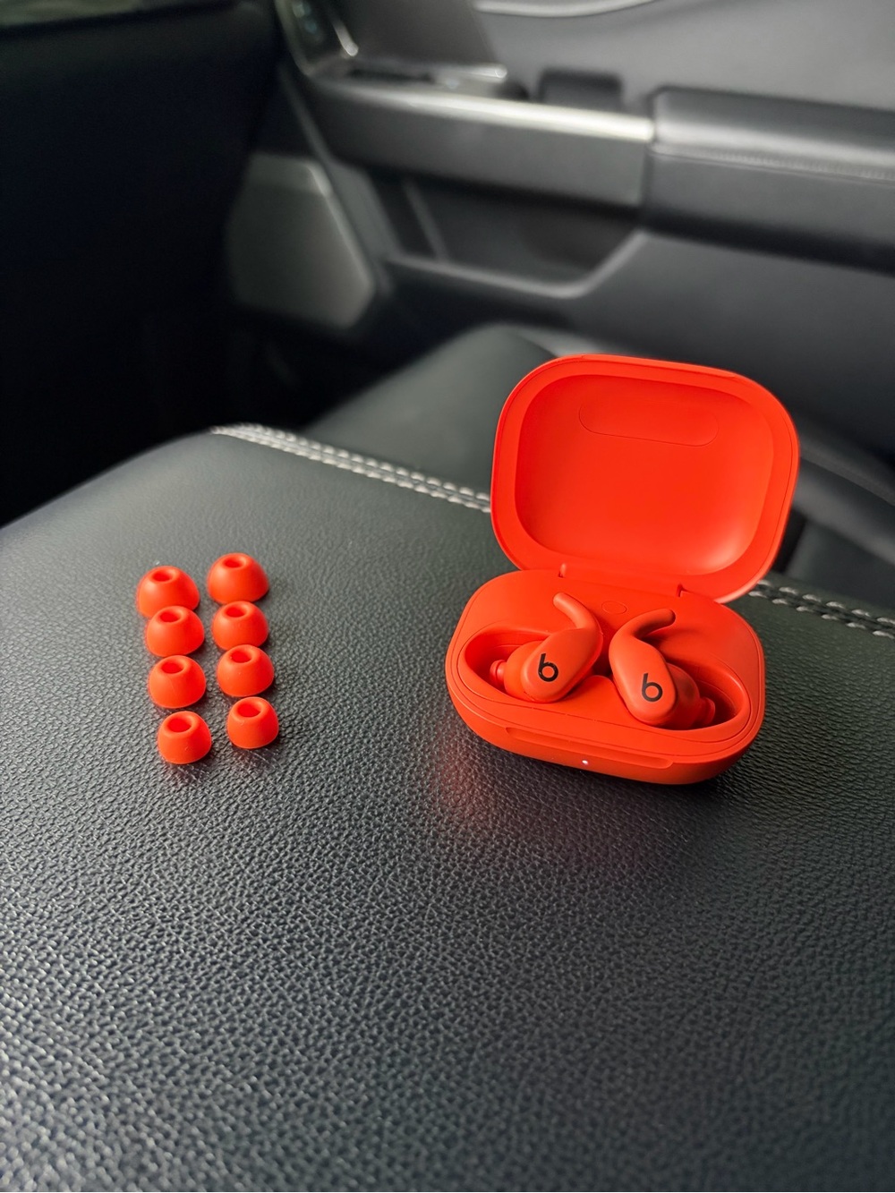 Powerbeats Fit P - Spark Orange + Excellent Condition
